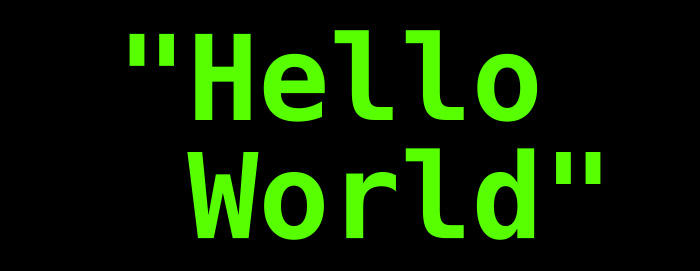 Article Illustration : Hello World