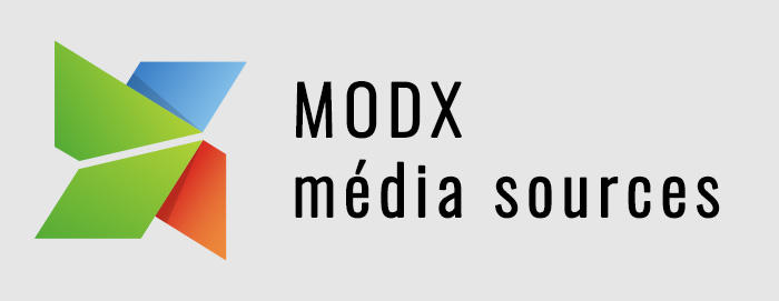 MODX gestion des média sources